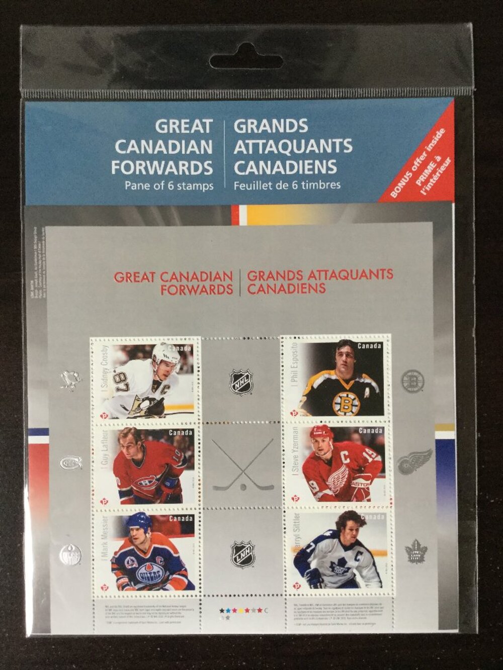 Canadian Hockey Players Commemorative Stamps Bundle - Picture 11 of 11